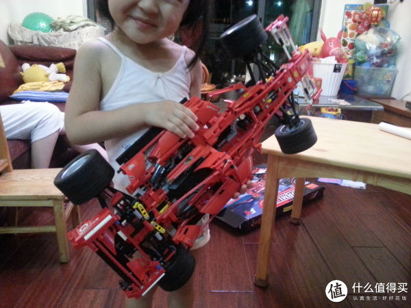 新手:得高 3335 1:8法拉利F1方程式赛车玩具 ,性价比之选