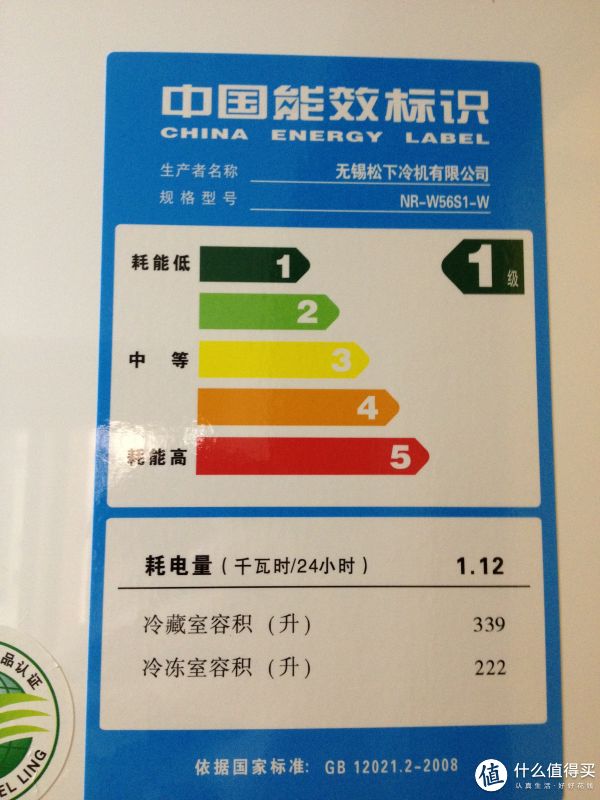 智慧加持运气,全国最低价入手 Panasonic 松下 对开门冰箱 NR-W56S1-W